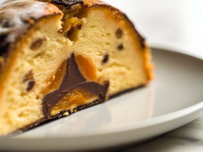 Winterlicher Orangeat-Marzipan-Rehrücken mit Schokoladen-Kardamom-Glasur