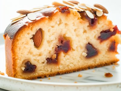 Winterlicher Glühwein-Apfel-Gugelhupf mit Mandel-Zimt-Kruste