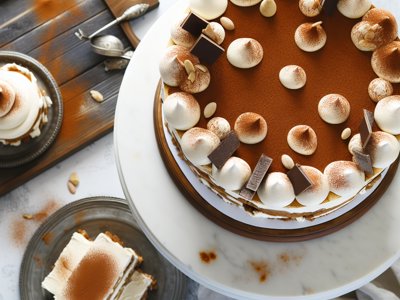 Winterlicher Lebkuchen-Tiramisu-Kuchen mit Orangenlikör-Mascarpone