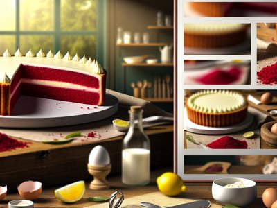 Amerikanischer Red Velvet Cake