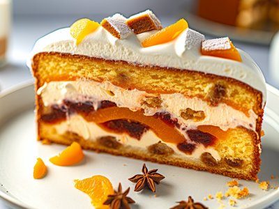 Winterlicher Glühwein-Lebkuchen-Trifle mit Mascarpone-Orangencrème