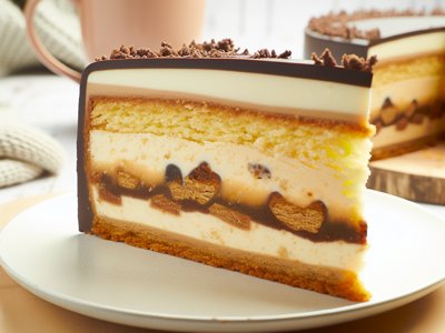 Winterlicher Glühwein-Mascarpone-Kuchen mit Lebkuchen-Biscuit