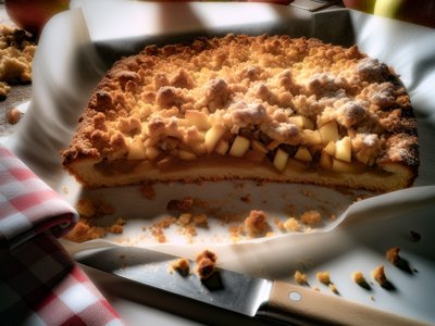 Apfelkuchen mit Streuseln