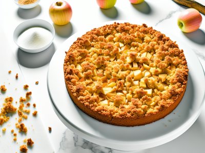 Apfelkuchen mit Streuseln
