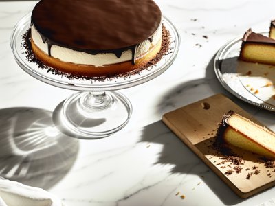 Amerikanischer Boston Cream Pie