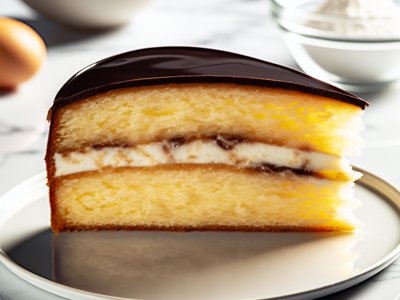 Amerikanischer Boston Cream Pie