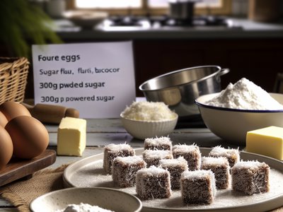 Australische Lamingtons