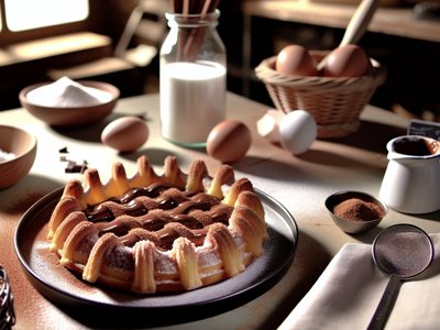 Spanischer Churros Kuchen