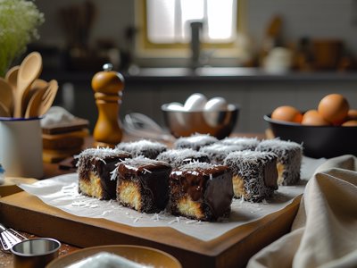 Australische Lamingtons