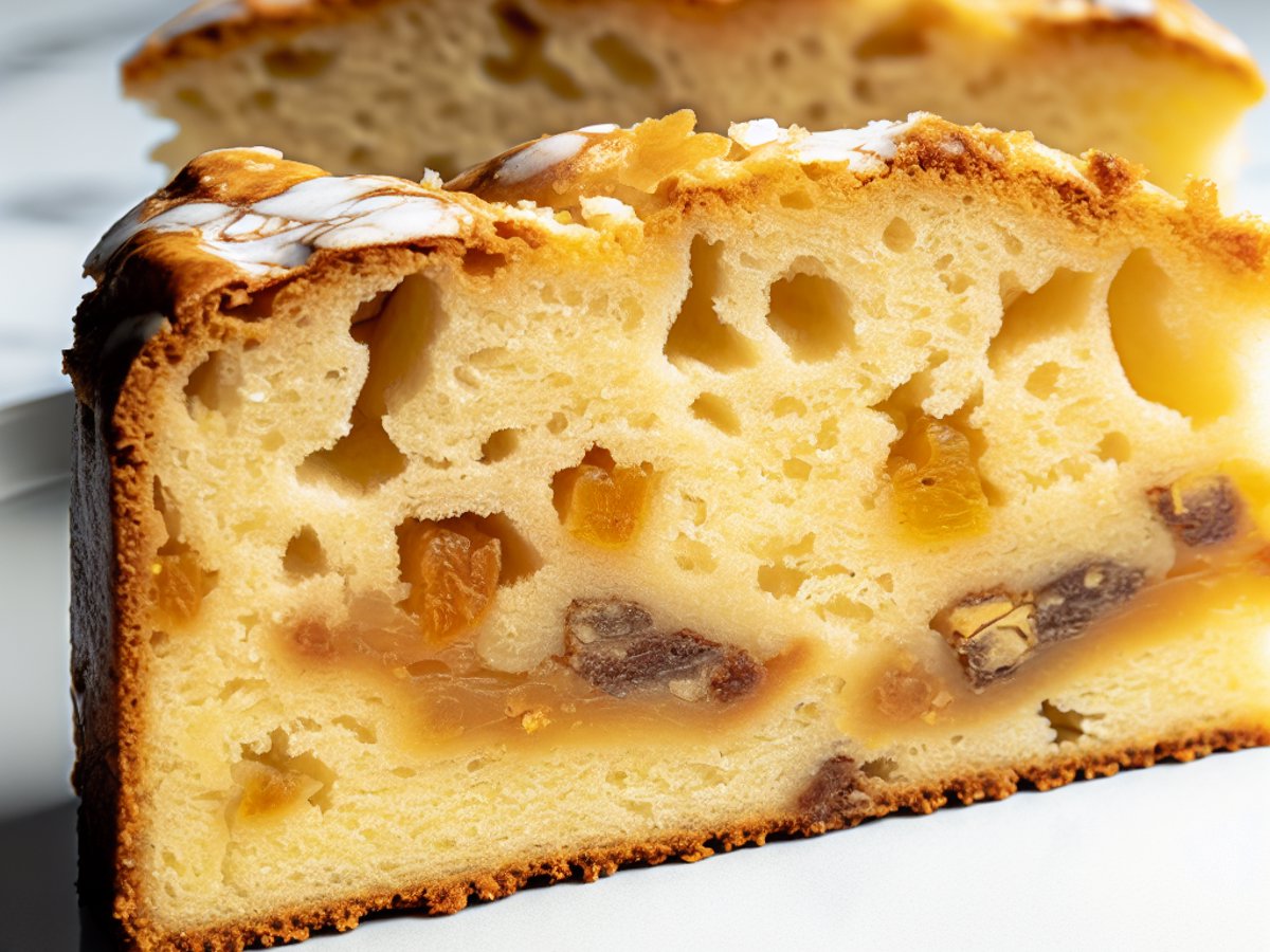 Polnischer Mazurek - Nahaufnahme eines Stücks mit sichtbarer Textur