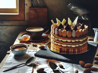 Französischer Opéra Kuchen