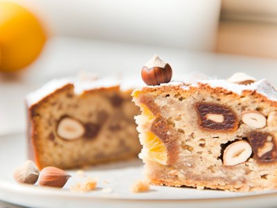 Winterlicher Haselnuss-Orangentaler mit Lebkuchengewürz